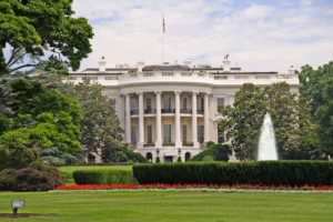 Picture of White House to represent President Biden and proposed tax law changes